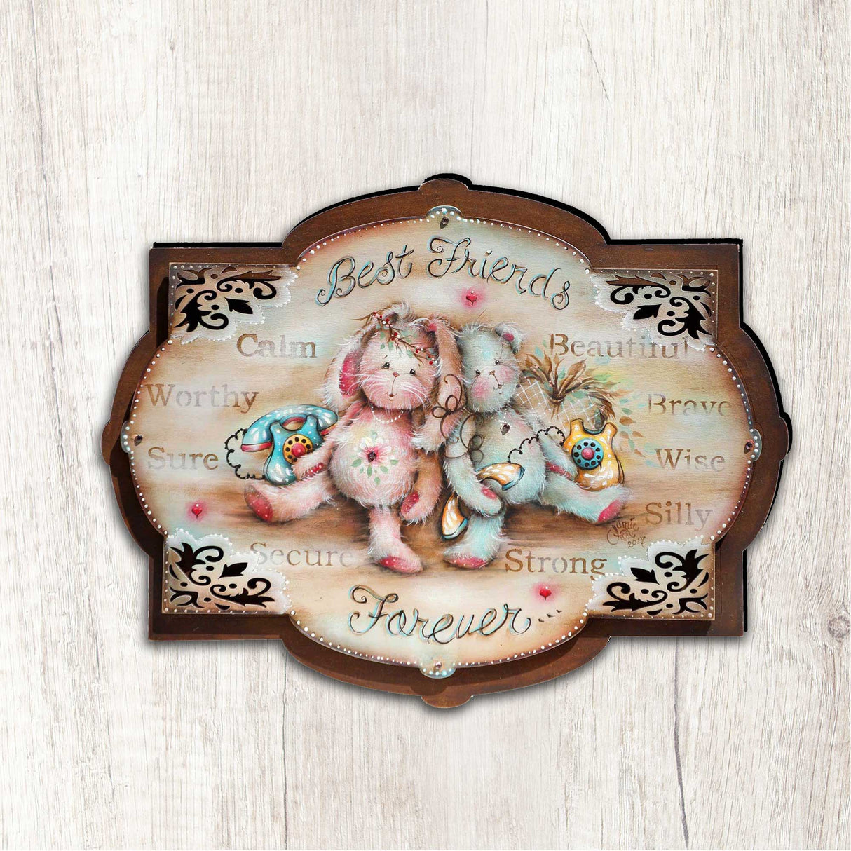 Best Friends Forever Easter Door Decor by Jamie Mills-Price - Easter Spring Decor - 8457606H