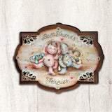 Best Friends Forever Easter Door Decor by Jamie Mills-Price - Easter Spring Decor - 8457606H
