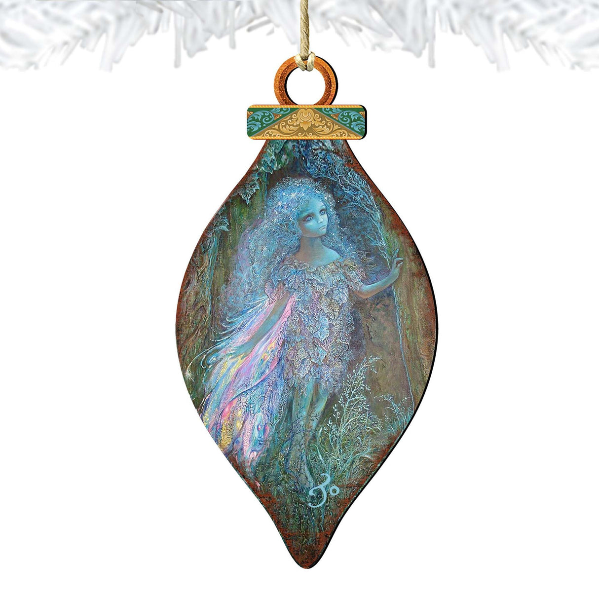 Forest Fairy Wooden Ornaments by Josephine Wall - Christmas Decor - 845620-JW