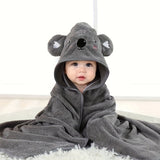 Albornoz con capucha para bebé niño, manta de baño, cochecito de bebé, bonita prenda exterior usable para múltiples usos.