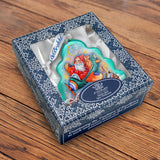 Christmas Aviator Glass Ornament by G. DeBrekht - Christmas Santa Snowman Decor - 762-017