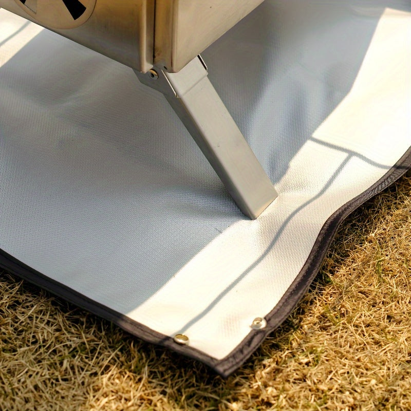 Couverture anti-feu résistante à la chaleur et au feu, 1 pièce - Revêtement en silicone haute température ultra-résistant - Idéale pour les aventures en plein air : camping, pique-niques et rassemblements dans le jardin