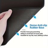 1pc 4mm Thick Gaming Mouse Pad With Locking Edge, Ideal For Esports And Office Use