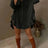 Hem Ruffled Casual Long Sleeve Shirt - Lootquake