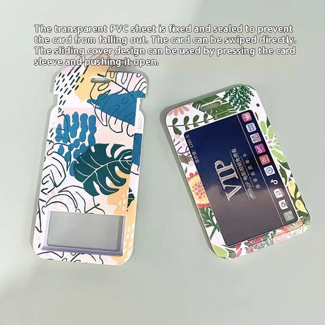 Green Plant Series Simple Fashion Lanyard Card Cover - Lootquake