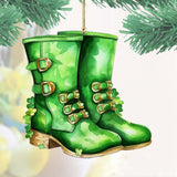 Irish Green Boots Wooden Ornaments by G. DeBrekht Easter Spring Decor - 8652777