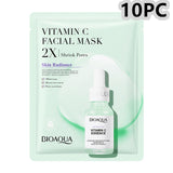 Collagen Face Mask Moisturizing Firming Face Sheet Mask Hyaluronic Acid Facial Masks Beauty Skin Care Gel Skin Care - Lootquake