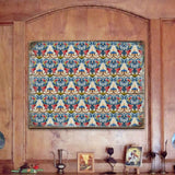 Arte mural de madera Ponty de G. DeBrekht - Decoración floral ornamental - 95020B