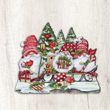 Christmas Gnome Holiday Door Decoration by Susan Winget - Christmas Decor - 8471109H-SW