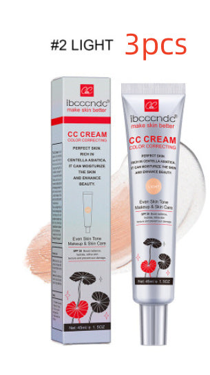 Moisturizing Correcting CC Cream Waterproof Anti-sweat Makeup Before Concealer Lasting Women Makeup Protect Skin Erborian Make - Lootquake