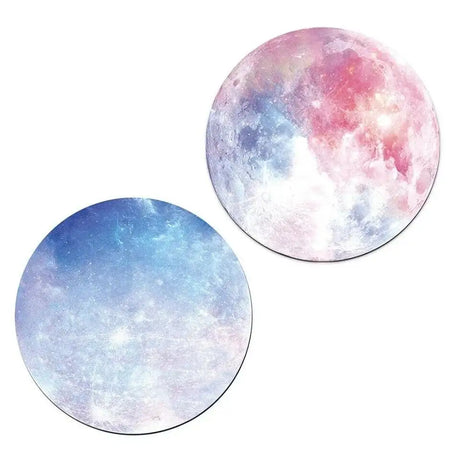 Space Round Mouse Pad PC Gaming Non Slip Mice Mat For Laptop Notebook Computer Gaming Mouse Pad - Lootquake
