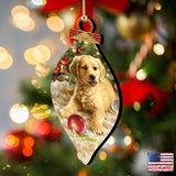 Christmas Puppy Wooden Ornaments by Gelsinger - Christmas Decor - 8041104-1609