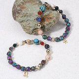 Natural Volcanic Rock Electroplating Twelve Constellations Bracelets - Lootquake