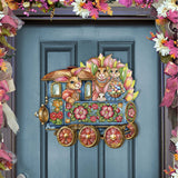 Easter Bunny Train Holiday Door Decor by G. Debrekht - Easter Spring Decor - 8652781H