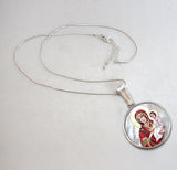 Collar de Madreperla Plateado "Dama de la Luz" - 43029