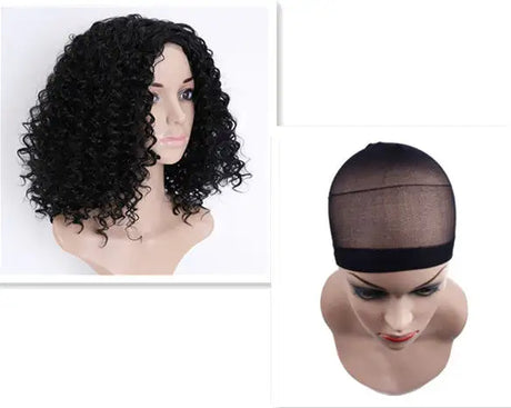 Beautiful short curly wig - Lootquake