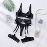 Lingerie Leather Patent Leather Seductive Set - Lootquake