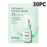 Collagen Face Mask Moisturizing Firming Face Sheet Mask Hyaluronic Acid Facial Masks Beauty Skin Care Gel Skin Care - Lootquake
