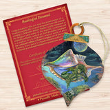 Sea View Shell Wooden Ornaments by Josephine Wall - Coastal Sea-Life Decor - 845621-JW