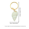XINGX Lightning Shell Hair Ring with Small Pendant