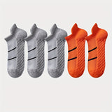 5 pares de calcetines deportivos profesionales para hombre, de verano, de malla fina, transpirables, absorbentes del sudor, antiolor, con protección para el talón y las orejas.