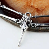 Fashionable New European And American Gothic Bird Skull Necklace - Lootquake