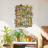 Arte mural con letras del alfabeto de Laura Seeley - Decoración infantil Love Family - 8513007-LS