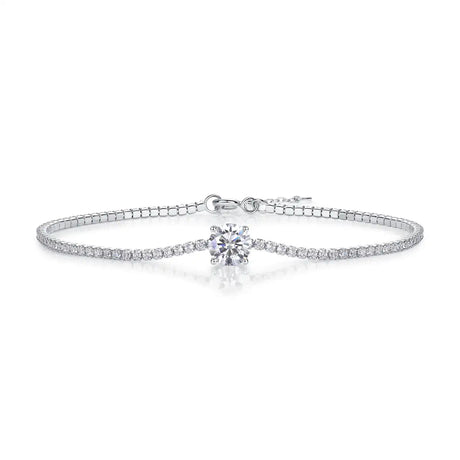 Dawn Luxury Fashion Mossan Diamond S925 Silver Bracelet - Lootquake