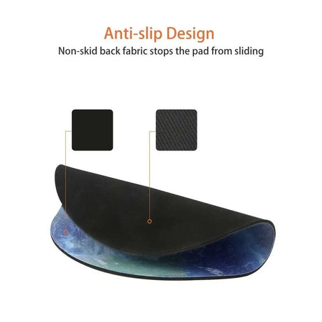 Space Round Mouse Pad PC Gaming Non Slip Mice Mat For Laptop Notebook Computer Gaming Mouse Pad - Lootquake