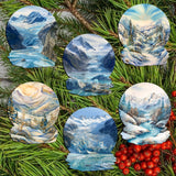 Northern Wonders Decorative Wooden Clip-on Ornaments Set of 6 by Nature Wonders - Wildlife Decor - 8090119C-S6
