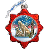 Mercury Glass Ornaments Set of 3 by G. DeBrekht - Wildlife Holiday Decor - 770113S3