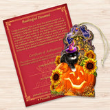 Halloween Kitten Wooden Ornaments by Gelsinger - Thanksgiving Halloween Decor - 8461066-DG