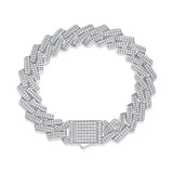 The Keel Luxury Fashion Mossan Diamond S925 Silver Bracelet Rivaling Natural Diamonds - Lootquake