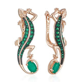 French Hollow Pattern Heart-shaped Earrings - Lootquake