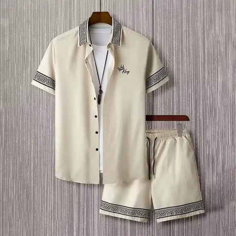 Fashion 3D Digital Printing Hawaiian Vacation Shirt Shorts - Lootquake