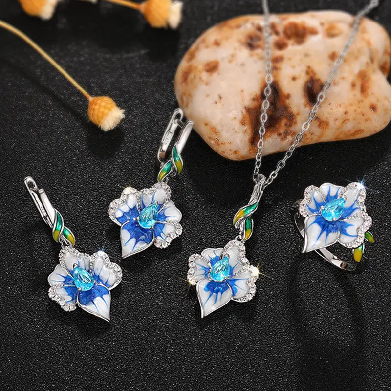 Flower Flower Jewelry Suit Petunia - Lootquake