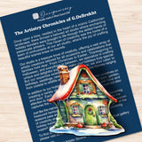 Dream Houses Decorative Wooden Clip-on Ornaments Set of 3 by G. Debrekht - Christmas Decor - 8091029C-S3