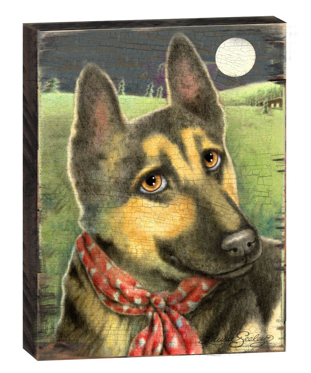 Arte mural de madera de entrenamiento de primavera de Laura Seeley - Decoración para perros y gatos - 8511115B