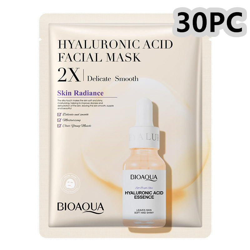 Collagen Face Mask Moisturizing Firming Face Sheet Mask Hyaluronic Acid Facial Masks Beauty Skin Care Gel Skin Care - Lootquake