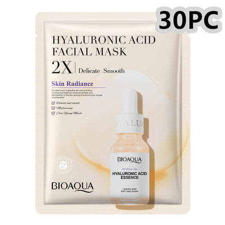 Collagen Face Mask Moisturizing Firming Face Sheet Mask Hyaluronic Acid Facial Masks Beauty Skin Care Gel Skin Care - Lootquake