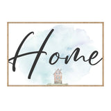 Inicio - Regalo de inauguración de casa de madera - Decoración contemporánea - Decoración de pared - Letrero rústico - 310338