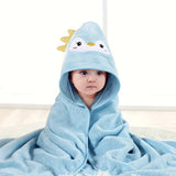 Albornoz con capucha para bebé niño, manta de baño, cochecito de bebé, bonita prenda exterior usable para múltiples usos.