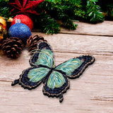 Summer Butterfly Decorative Wooden Ornaments of 3 by G. Debrekht - Wildlife Decor - 8091012-1-S3