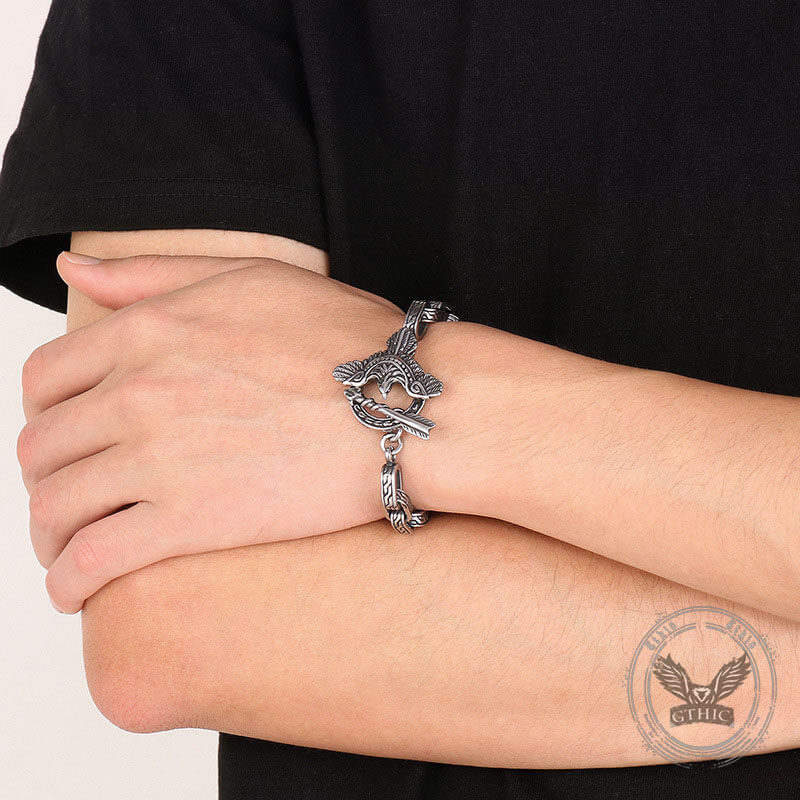Eagle Arrow Stainless Steel Bracelet
