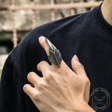 Eagle Claw Stainless Steel Animal Ring