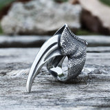 Eagle Claw Stainless Steel Animal Ring