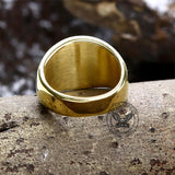Eagle Globe Stainless Steel Marine Ring