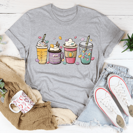 Easter Bunny Coffee T-Shirt-3