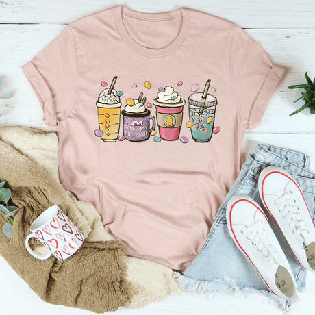 Easter Bunny Coffee T-Shirt-2