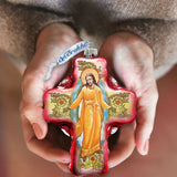 Adorno de cristal de Crisóstomo de G. DeBrekht - Decoración navideña para la Natividad - 758-007